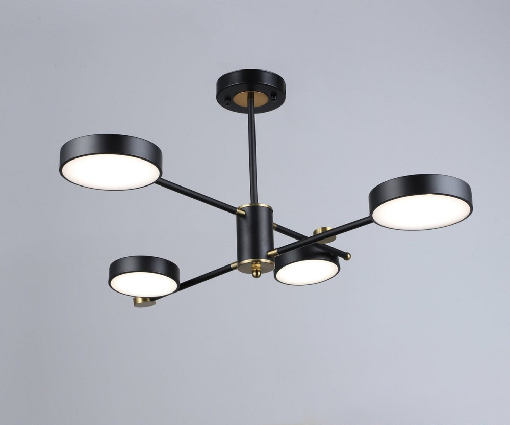 SIRIUS Люстар світлодіодна акрилова Sirius B /4 BK+COP Коломыя - изображение 1