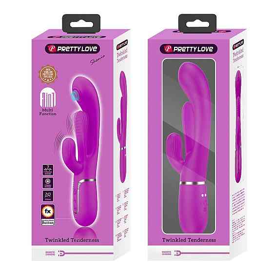 Вибратор PRETTY LOVE Shonia Purple, Twinkled Tenderness, 7 thumping functions 7 vibration functions Sex Aura Киев
