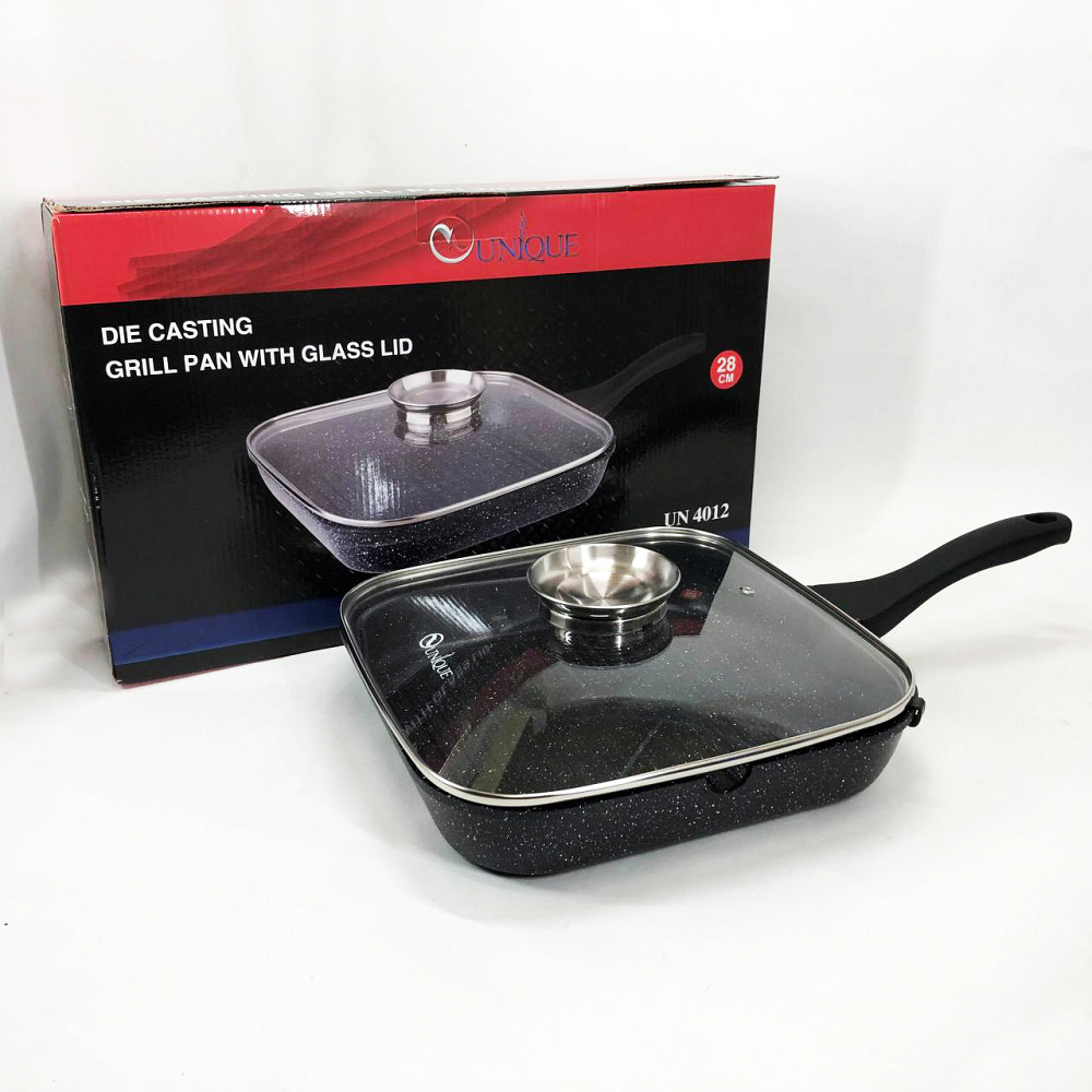 Сковороду для варки UNIQUE, Сковорода алюминиевая углубленная, Кованая алюминиевая сковорода SM-59 Львов - изображение 8