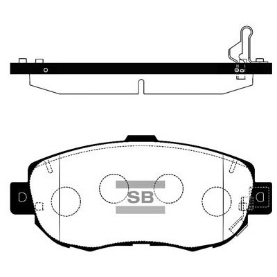 Тормозные колодки HI-Q SP1386 Винница - изображение 1