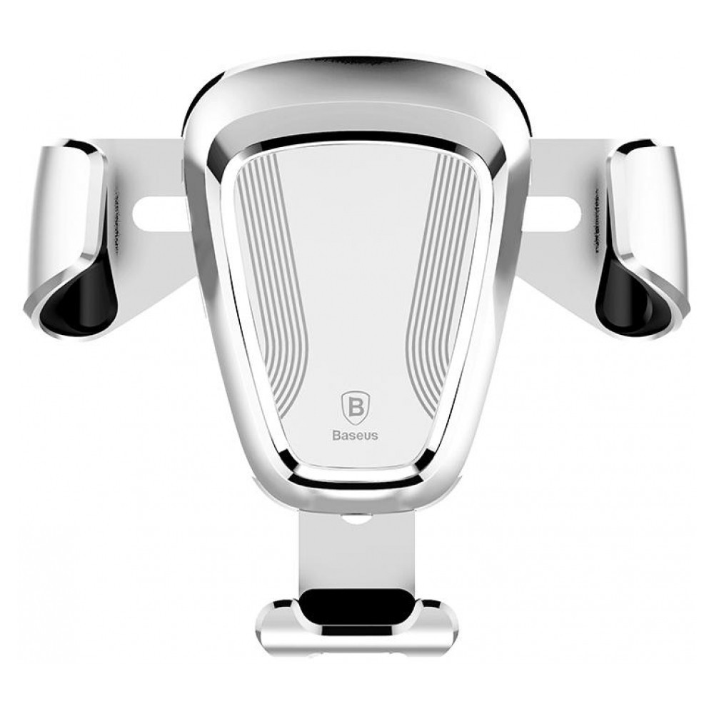Універсальний автомобільний тримач док-станція Baseus для телефону Car Holder Gravity SUYL-0S (Сріблястий, Пластик) Миколаїв - фото 2