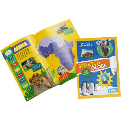 Пазл Cubic Fun Тривимірна головоломка-конструктор Stem Скретч глобус (DS1082h) Вінниця - фото 4