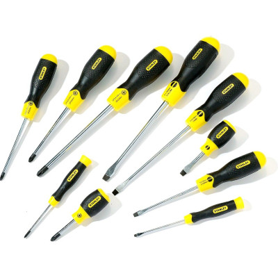 Набір викруток Stanley CUSHION GRIP отвёрток 10 шт (2-65-005) (2-65-005) Вінниця - фото 1