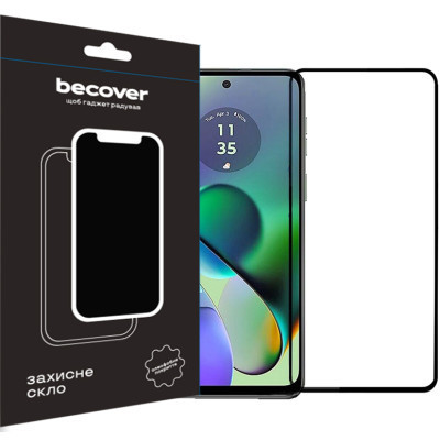 Стекло защитное BeCover Motorola Moto G54 / G54 Power Black (710107) Винница - изображение 1