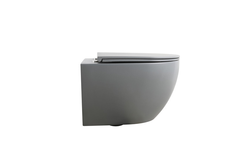 Унітаз підвісний Mixxus Premium ELLIPSE-0308-T3 GRAY 490x360x360mm система змиву TORNADO 3.0 (MP6654) Київ - фото 5