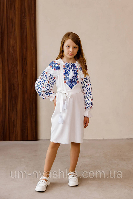 Дитяче вишите плаття "Богодара" р.116-152 Кривий Ріг - фото 4