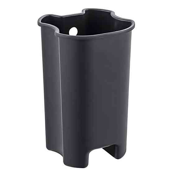 Овальное мусорное ведро с плавным закрытием Zerix Prime-TC0105 White 5 л, белое (ZX5901) Харьков