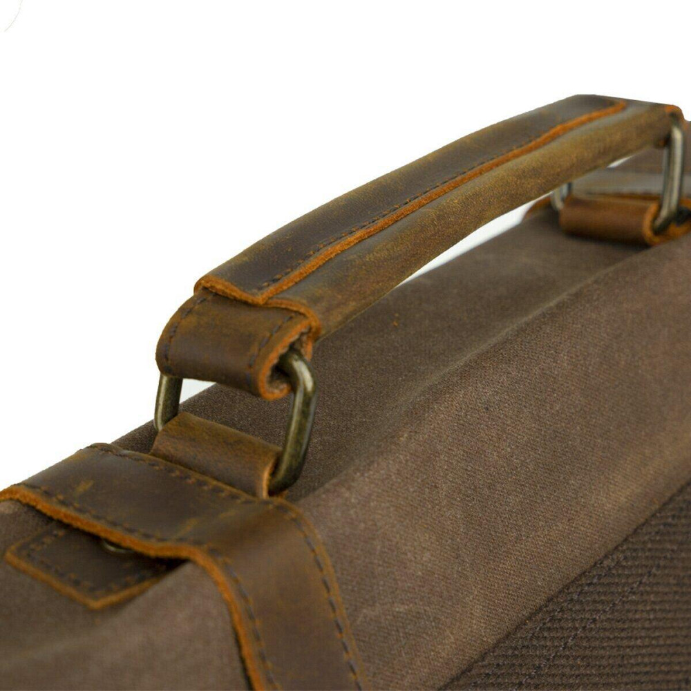 Сумка-портфель на плече Vintage 20116 Коричнева Київ - фото 10