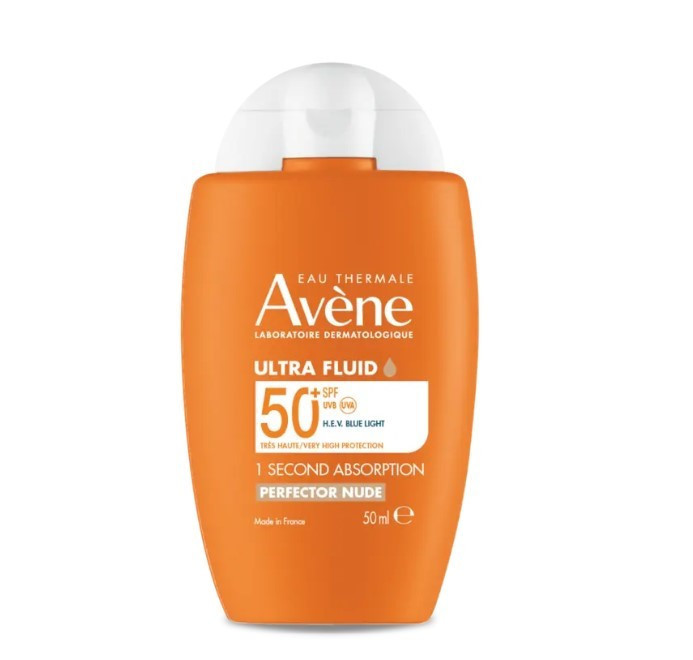 Авен Солнцезащитный тонирующий ультра-флюид Перфектор Avene Ultra Fluid Perfector nude SPF 50+ 50 мл Днепр - изображение 1