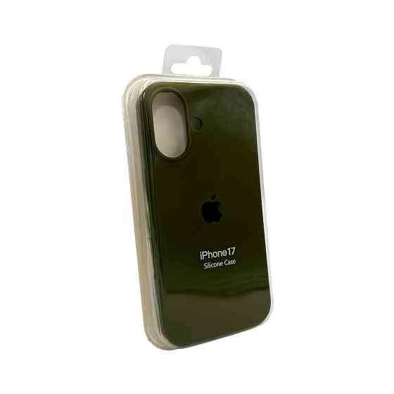 Чохол для смартфона Silicone Full Case AA Open Cam for Apple iPhone 17 29,Army Green Киев