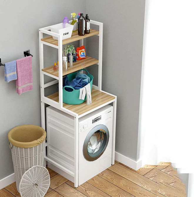 Стелаж над пральною машиною "Франт" зефір-сієна Миколаїв - фото 1