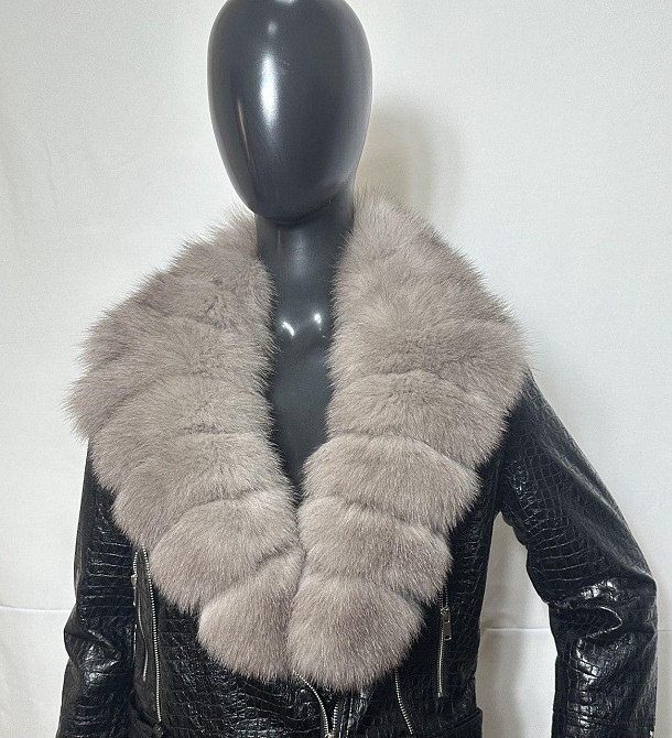 Комір хутряний знімний із песця на підкладці Елегантність Соболь Харків - фото 1