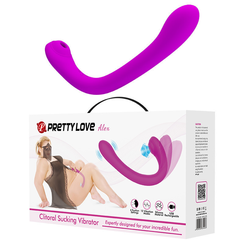 Вібратор - Pretty Love Alex Clitoral Sucking Vibrator Purple Sex Aura Київ - фото 1