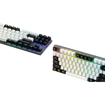 Клавіатура GamePro Genesis Joker Pro MK124G Pro Outemu Red Switch Wireless/Bluetooth/USB UA Gray (MK124G Pro) Вінниця - фото 10