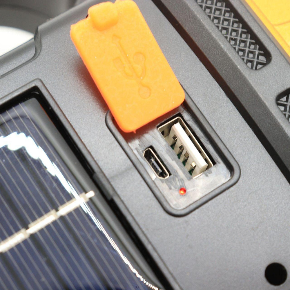 Переносний ліхтар PowerBank 2400мАг,HB-1678,Золотий / Ручний ліхтар-прожектор / Акумуляторний ліхтарик SBR Київ - фото 4