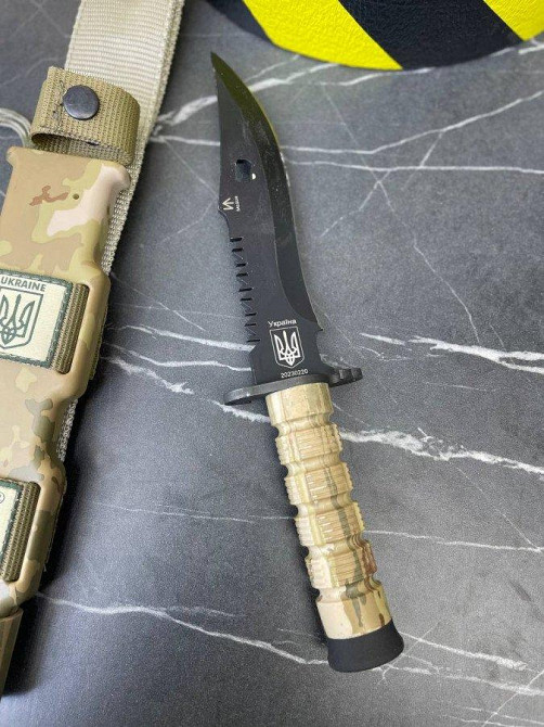 Ніж тактичний ukraine тризуб Одеса - фото 1