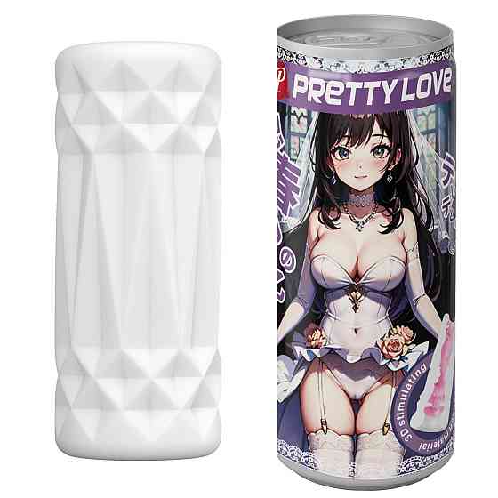 Мастурбатор PRETTY LOVE Pop-Top в виде банки, фиолетовый, 9 х 3.5 см Sex Aura Киев