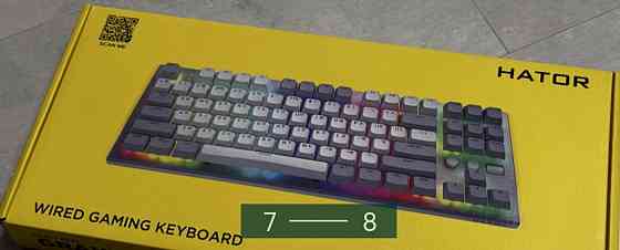 Игровая Клавиатура HATOR Gravity TKL White. Киев