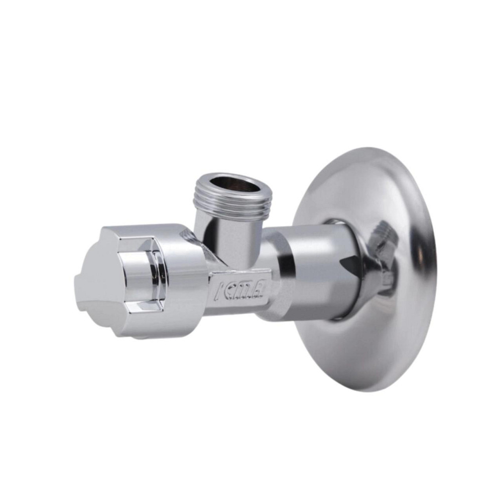 Кран приладовий буксовий Icma 1/2"х3/8" кутовий No519 Київ - фото 1