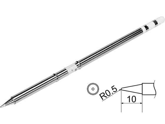 Наконечник для точкової пайки з вклад грілкою YATO заг. l= 150 мм, наконеч 10х 0,5 мм тип T12-B2 Одеса