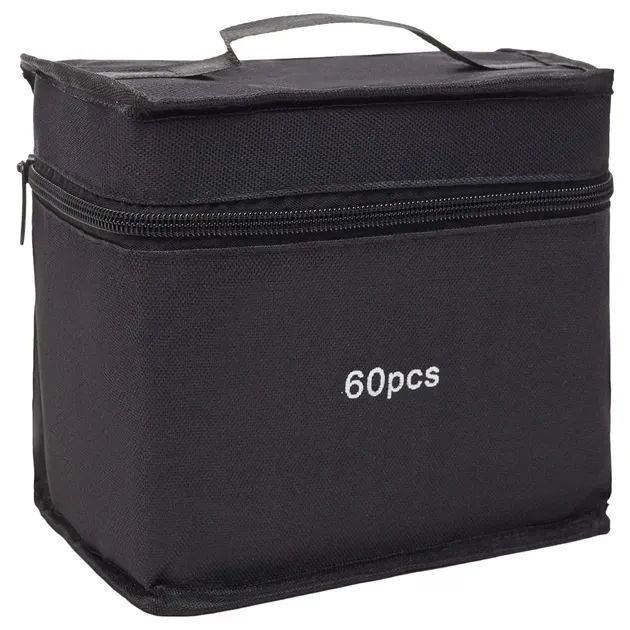 Професійний набір двосторонніх скетч-маркерів That Color 60 шт, спиртові маркери для малювання та творчості Одеса - фото 14