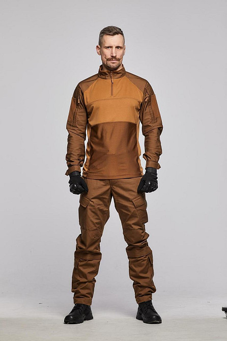 Тактичні літні штани ріп-стоп койот, тактичні літні чоловічі штурмові штани для військового Львів - фото 8