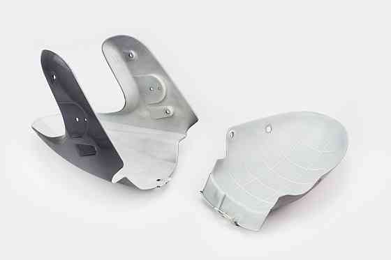 пластик - крило переднє к-кт 2шт (дві частини) Storm New, СІРИЙ Київ