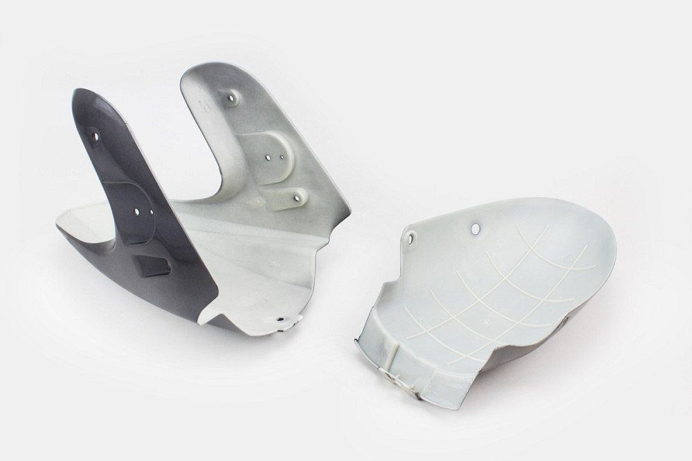 пластик - крило переднє к-кт 2шт (дві частини) Storm New, СІРИЙ Київ - фото 2