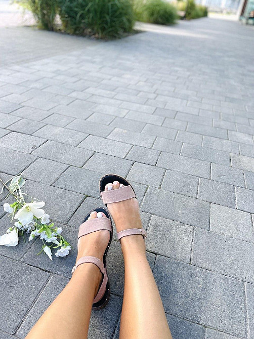 M.KRAFT Босоніжки жіночі M.KRAFT 3227 пудра (літо, замша натуральна) (3393) лише 37р.38р. Коломыя - изображение 3