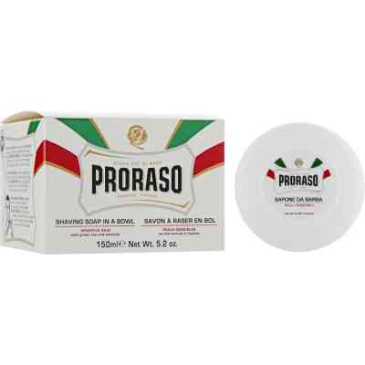 Мыло для бритья Proraso Для чувствительной кожи С экстрактом зеленого чая и овса 150 мл (8004395001682) Винница