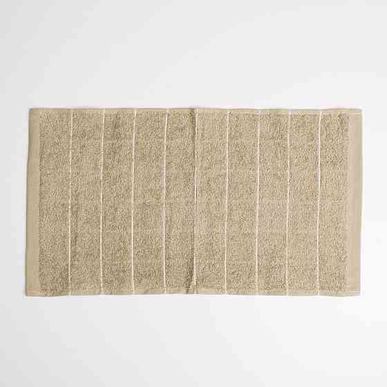 Махровое кухонное полотенце с полосками 30х50 см 400г/м2 GM Textile (Капучино) Сумы