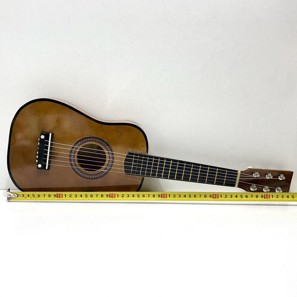 Гітара дерев'яна дитяча 6 струн Коричнева (M 1369) Чернігів - фото 8