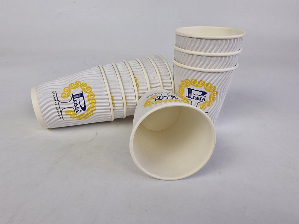 Паперові склянки кольорові гофровані 175 мл "замовленої Рому (20 шт.) Харків - фото 2