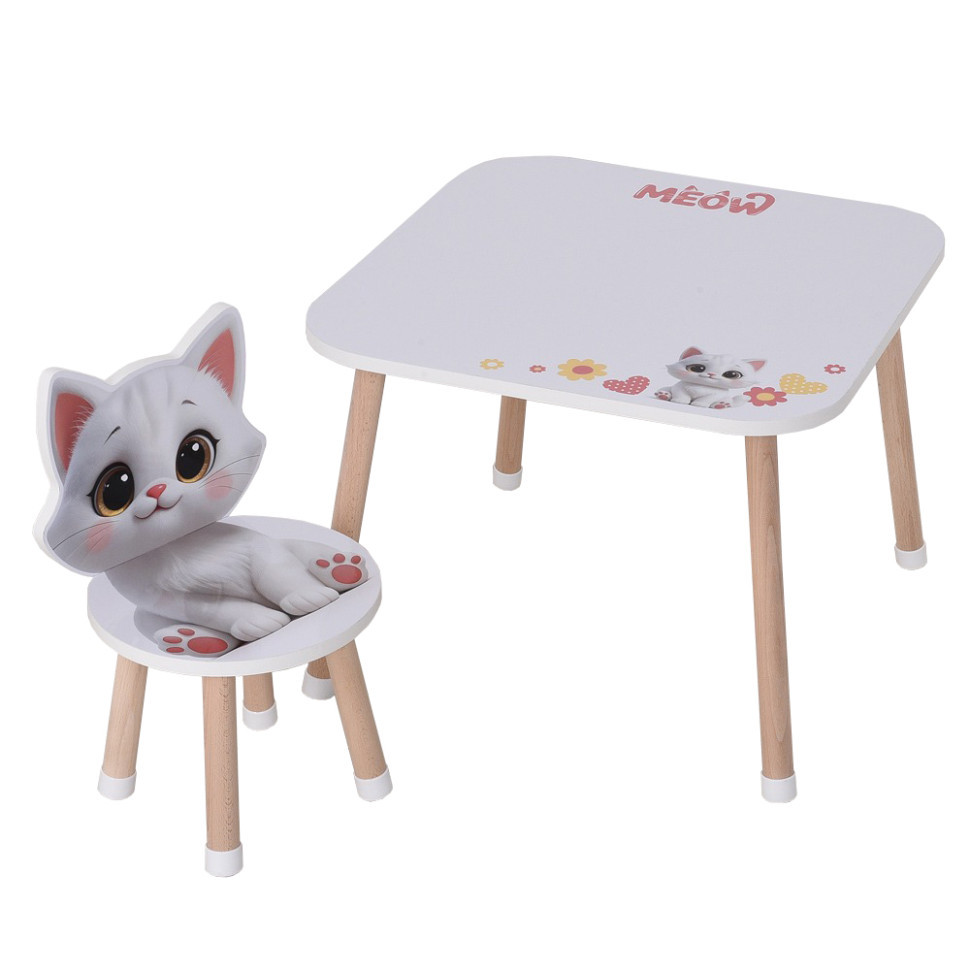 Деревянный детский столик M 502-2 со стульчиком Винница - изображение 1