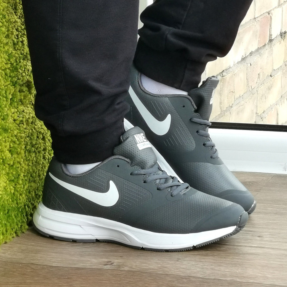 Кроссовки Nike Zoom Running Серые Мужские Найк Для Бега (размеры: 41,42,43,44,45,46) Днепр - изображение 9