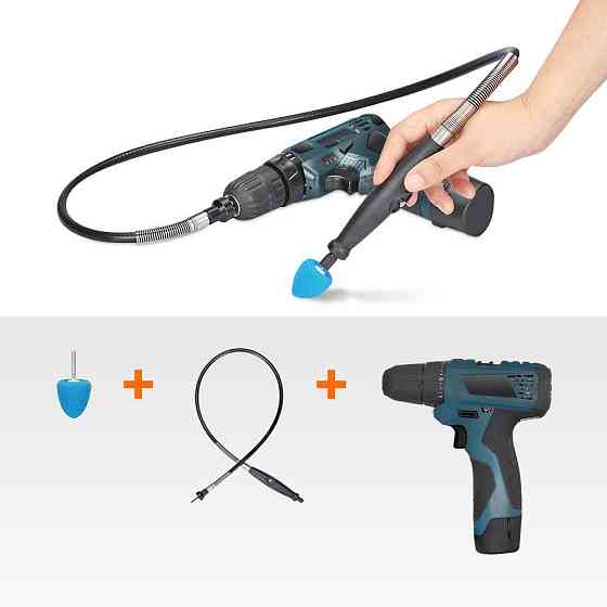 Гибкий вал с 73 насадками для полировки труднодоступных мест Киев