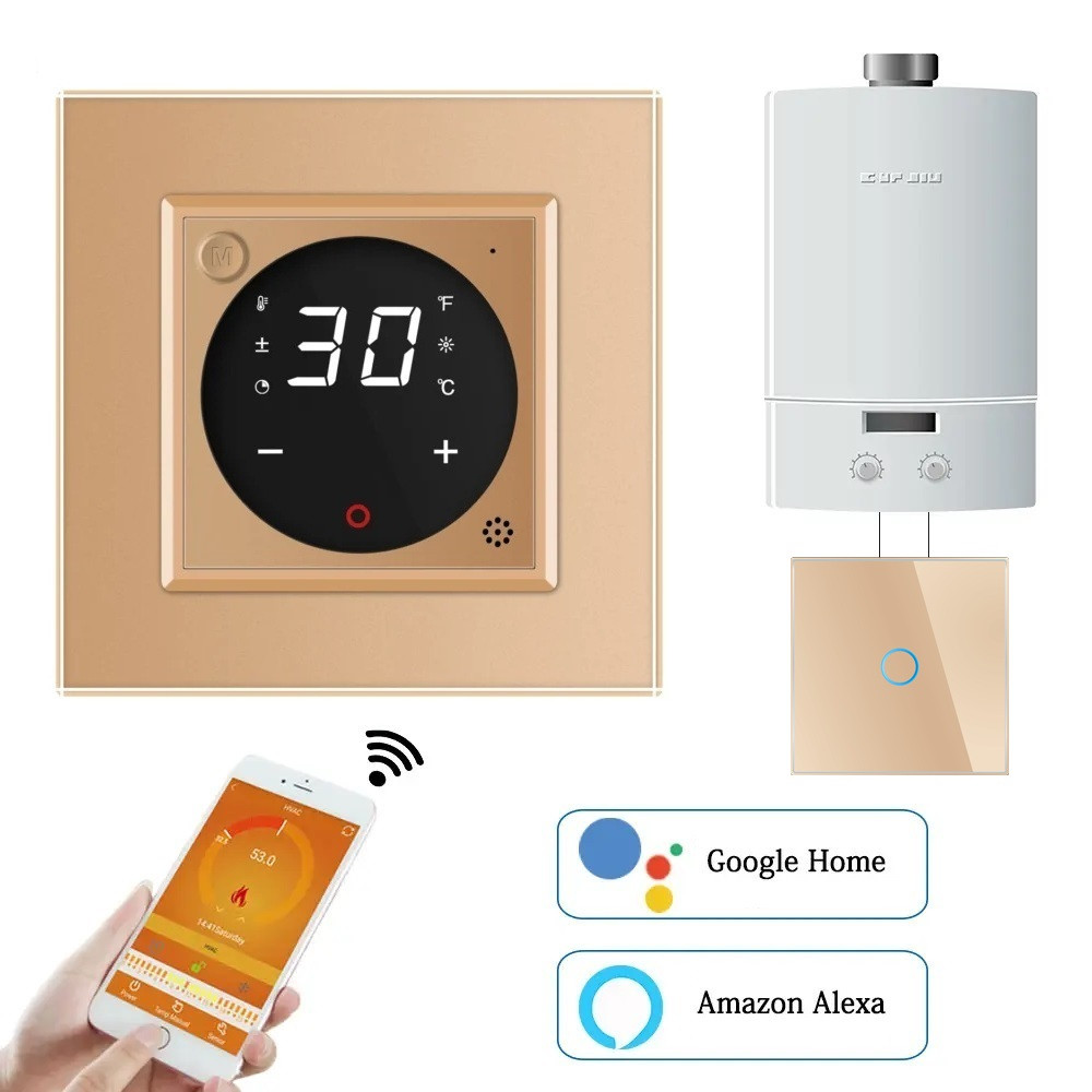 Комплект дистанційного керування котлом LIVOLO золотий скло (VL-C7FCEZ-701Z-2AP) Коломыя - изображение 5