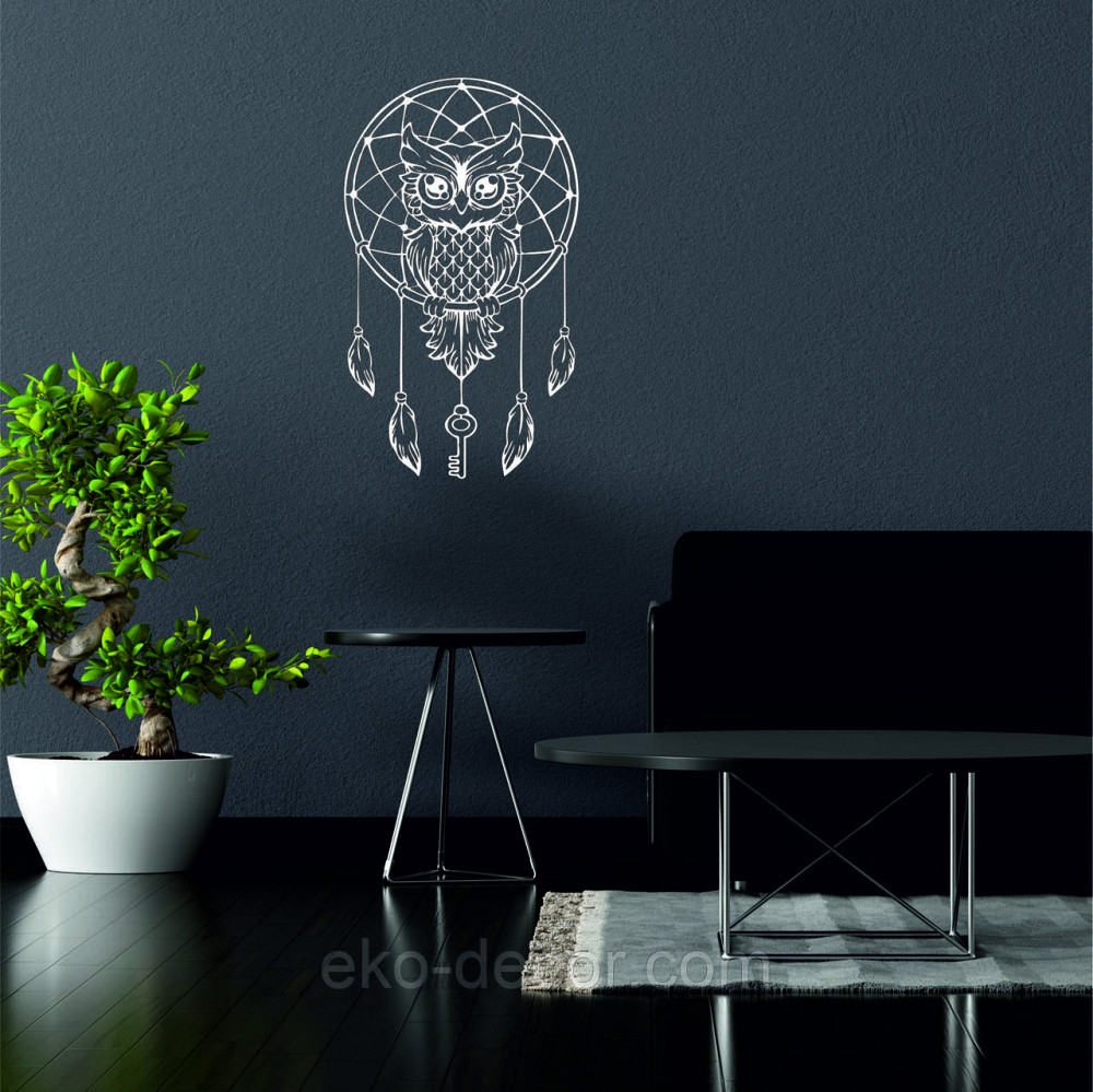 Декоративне настінне Панно «Ловець снів» Декор на стіну 50*30 см, Білий Київ - фото 2