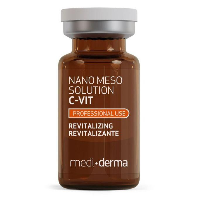Сироватка з вітаміном С NANO MESO SOLUTIONS C-vit Medi+derma, 5х10 мл Дніпро - фото 1