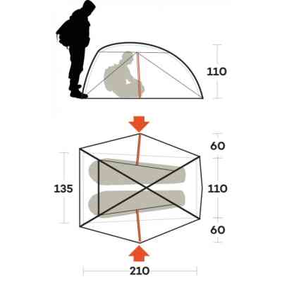 Намет Ferrino Nemesi 2 Pro Green (91212QVVFR) (931777) Вінниця
