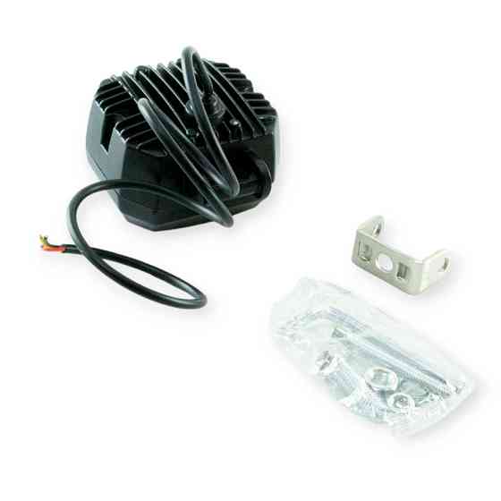 Фара LED прямоугольная 70х65х50 (Д В Ш) 40W CREE дальний, ДХО дополнительная Мукачево