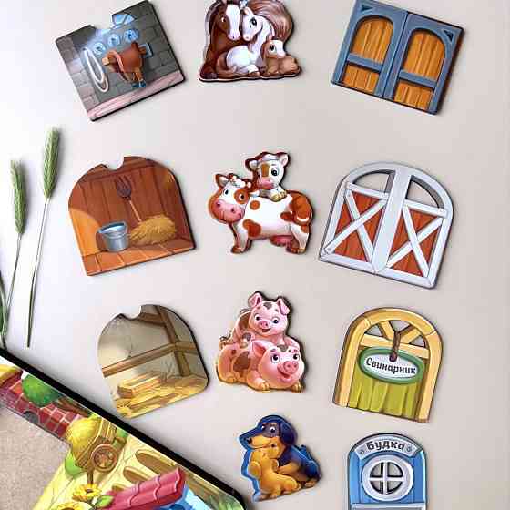 Деревянный пазл-вкладыш 