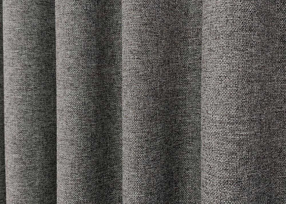 Комплект готових штор VR-Textil Льон ELEMENTA № 1868ш Сірий 130х290см 2 шт (39-0128) Київ - фото 8