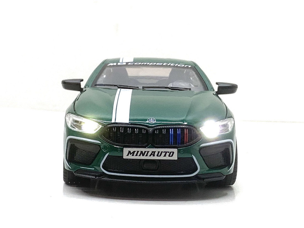 Машина Автосвіт BMW M8 інерційна відчиняються двері капот багажник 20 см Зелена (AP-2056) Чернігів - фото 2