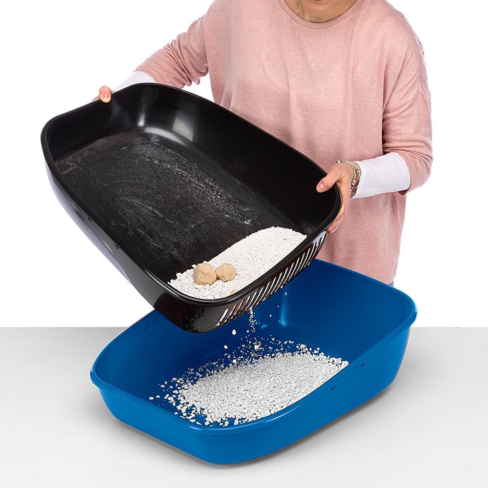 Лоток з просіюванням і антибактеріальним покриттям для кішок Ferplast Birda Basic Sanitized (Ферпласт Бірба) Запоріжжя - фото 8