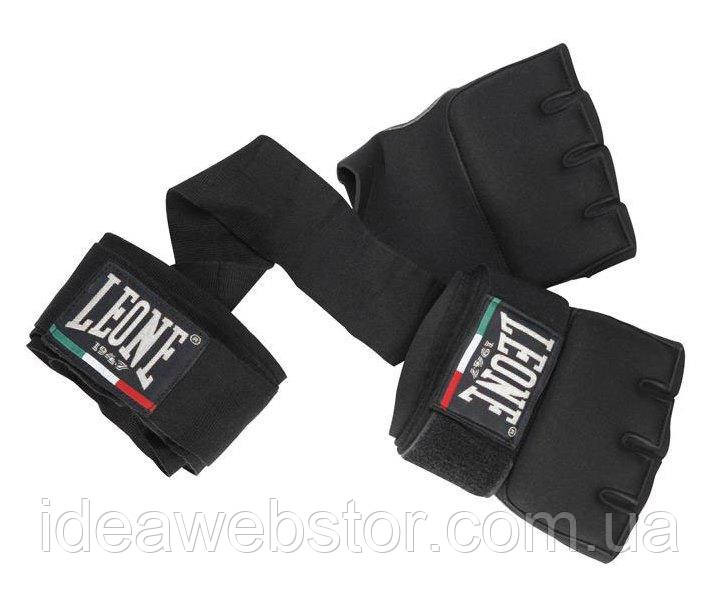 Бинти рукавички Leone Neoprene Black спортивні для боксу та тренувань захист рук Київ - фото 16