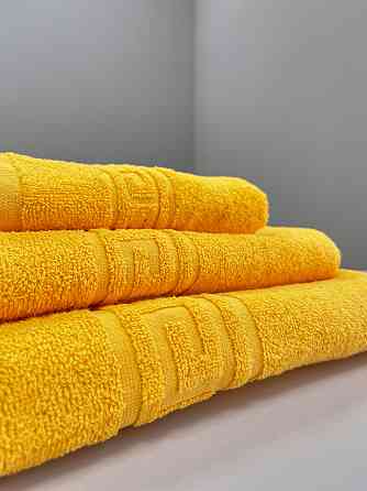 Махровое полотенце Ideal Textile Greek 33х60 см желтый (56860576) Черновцы