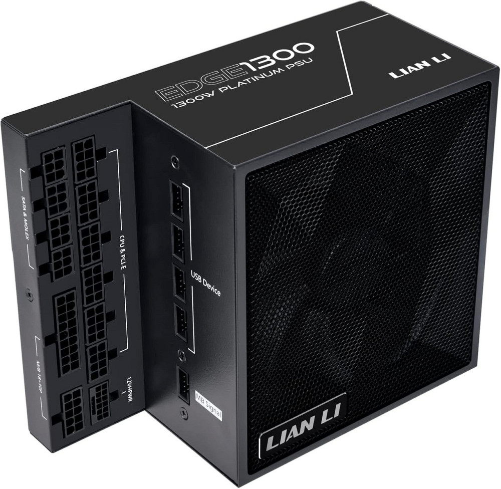 Блок живлення Lian Li EDGE1300, 80 Plus Platinum, Black, EU Cord (G9P.EG1300.BE00.EU) ( 17842 ) Харків - фото 1