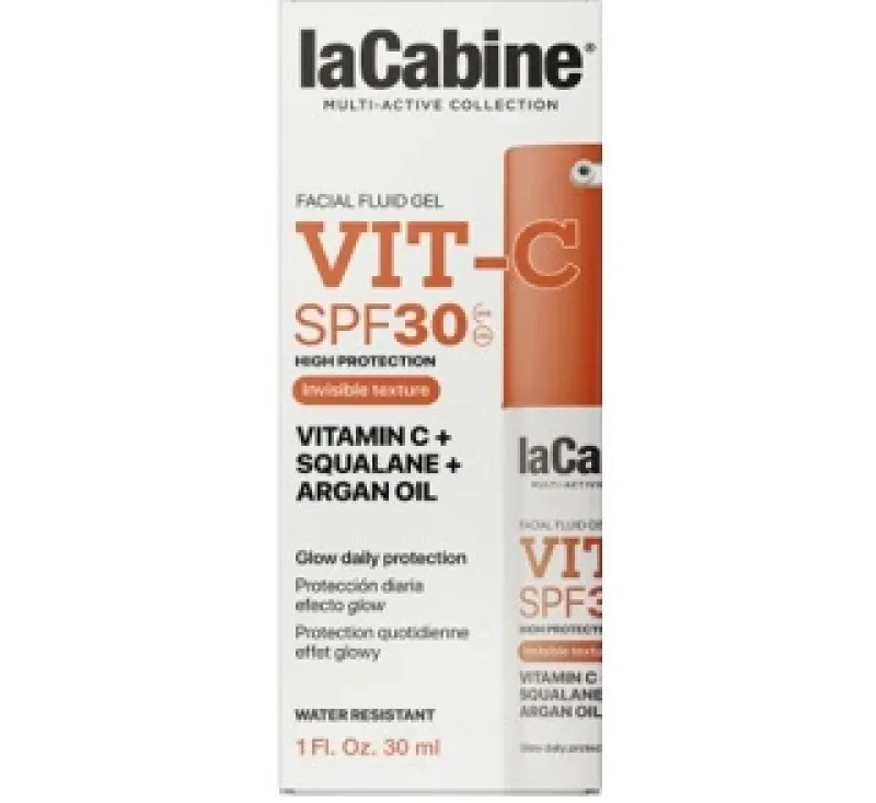 Сонцезахисний гель-флюїд для обличчя з вітаміном С SPF30 GEL VIT-C INVISIBLE SPF30 LaCabine, 30 мл Дніпро - фото 2