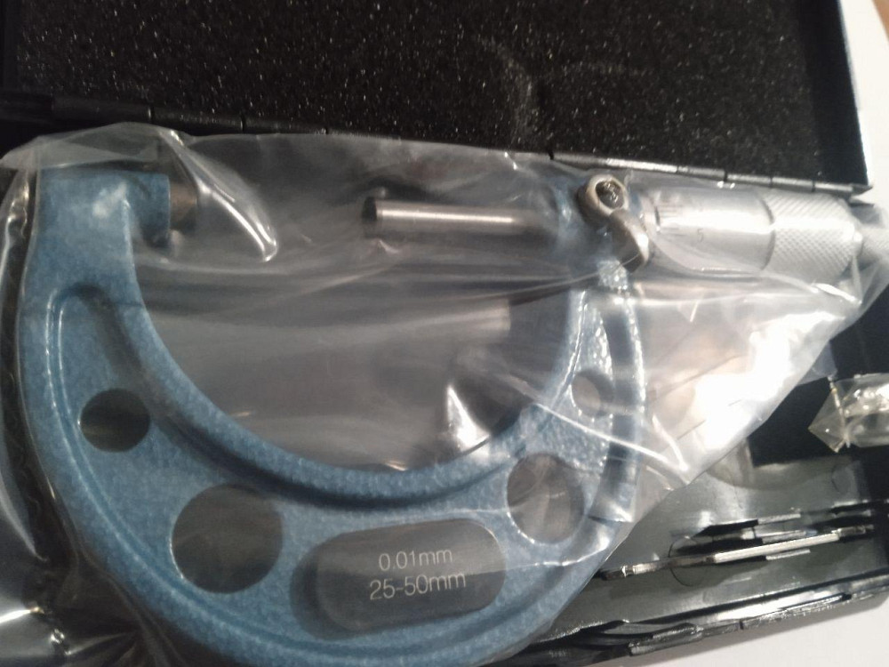 Мікрометр гладкий МК 25–50 мм — прецизійний вимірювальний інструмент для точних зовнішніх вимірів металу Харків - фото 4